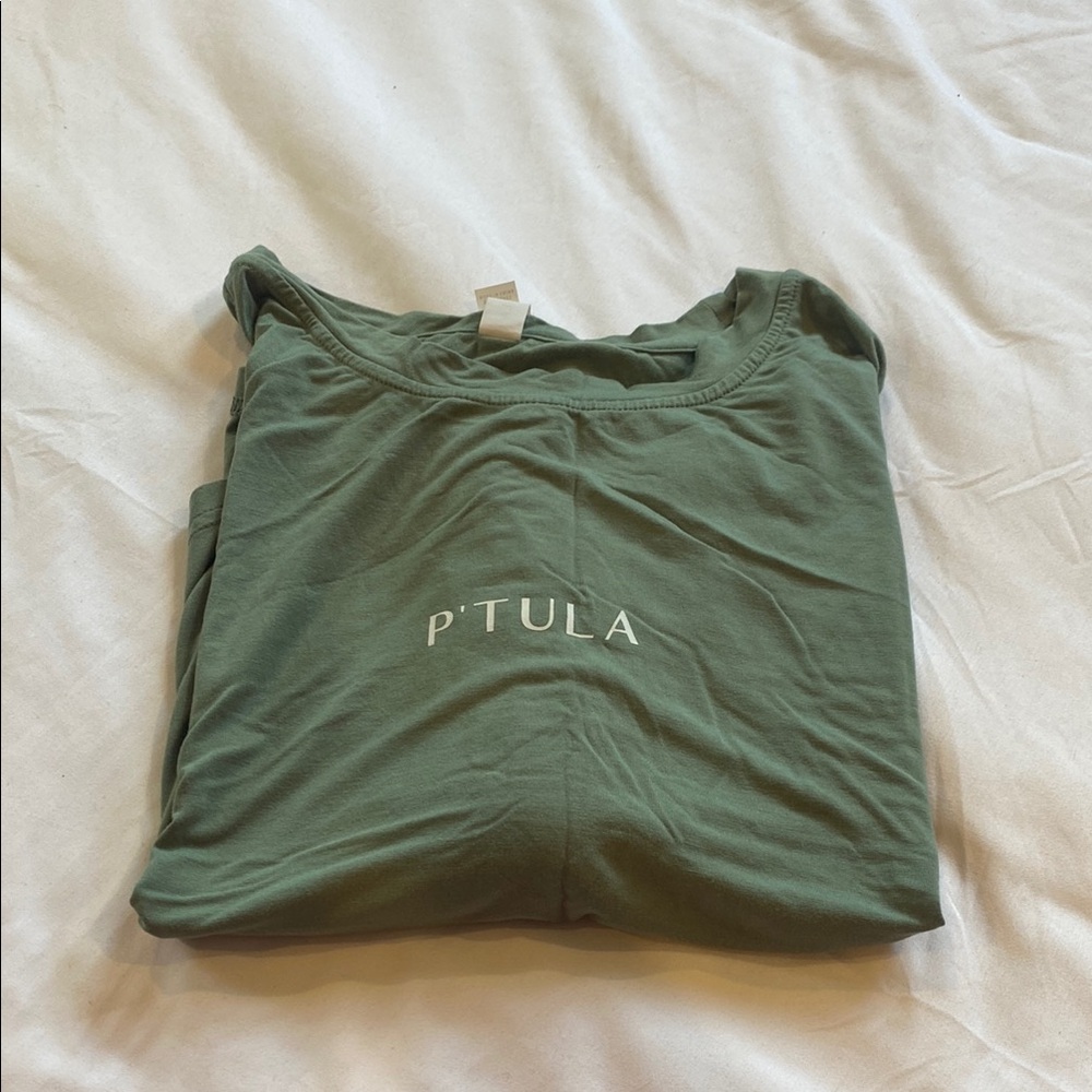 P'TULA Women's Green Top
